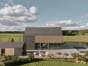 Kojąca architektura z widokiem na naturę
