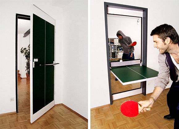 Ping pong w małym mieszkaniu